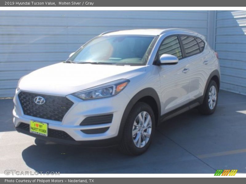 Molten Silver / Gray 2019 Hyundai Tucson Value