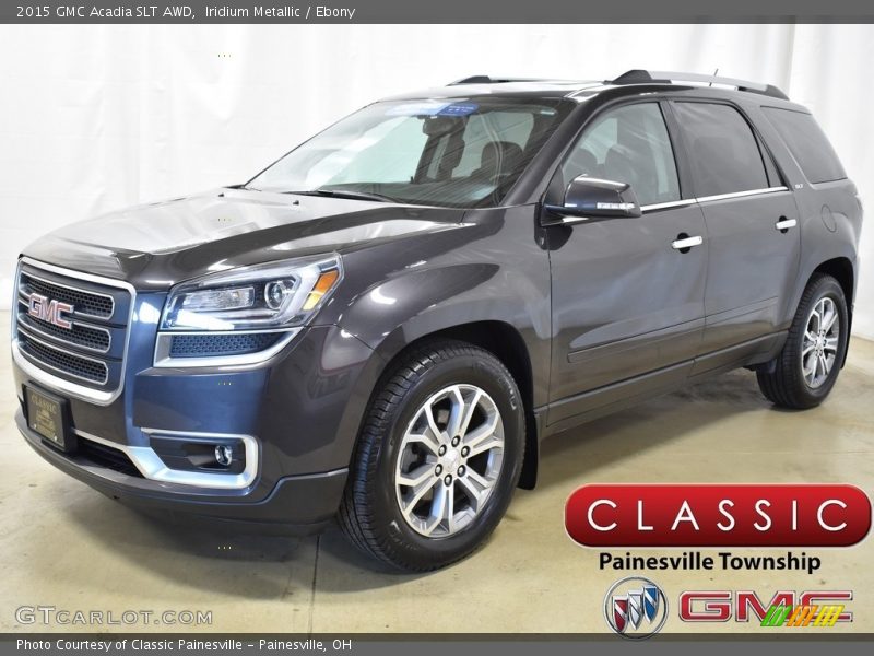 Iridium Metallic / Ebony 2015 GMC Acadia SLT AWD