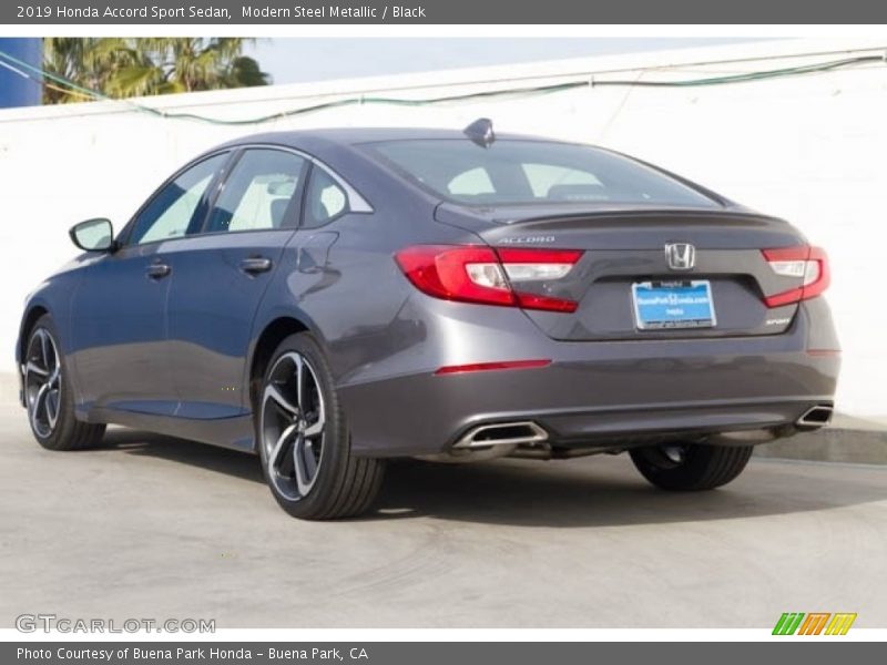 Modern Steel Metallic / Black 2019 Honda Accord Sport Sedan