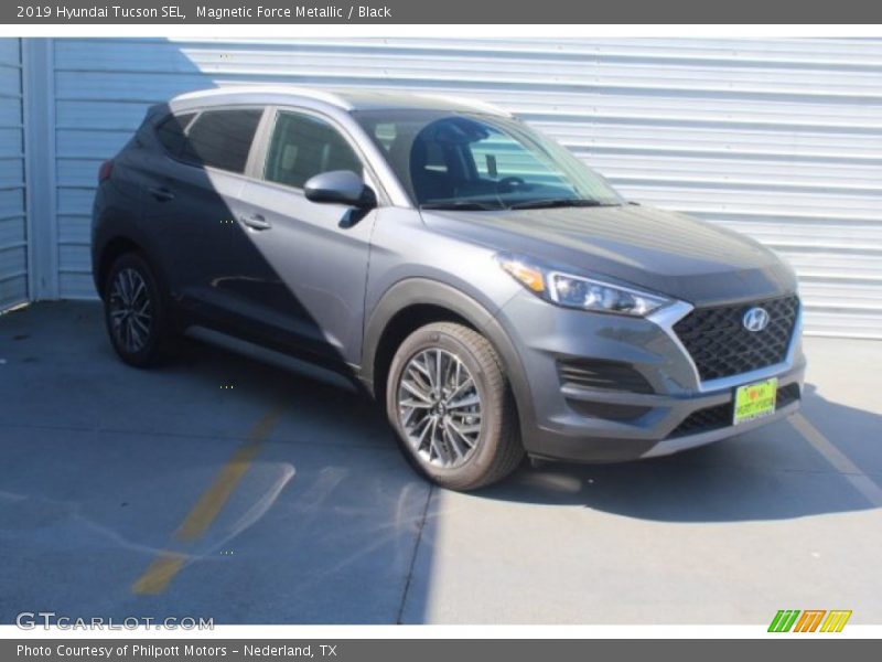 Magnetic Force Metallic / Black 2019 Hyundai Tucson SEL
