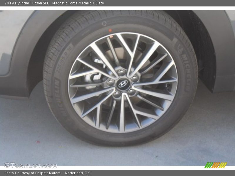 Magnetic Force Metallic / Black 2019 Hyundai Tucson SEL