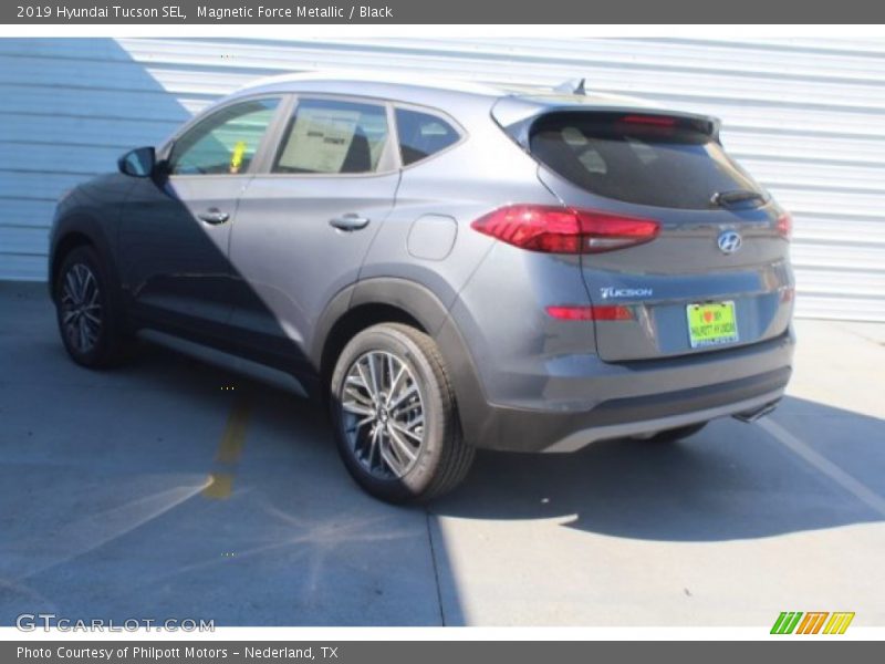 Magnetic Force Metallic / Black 2019 Hyundai Tucson SEL