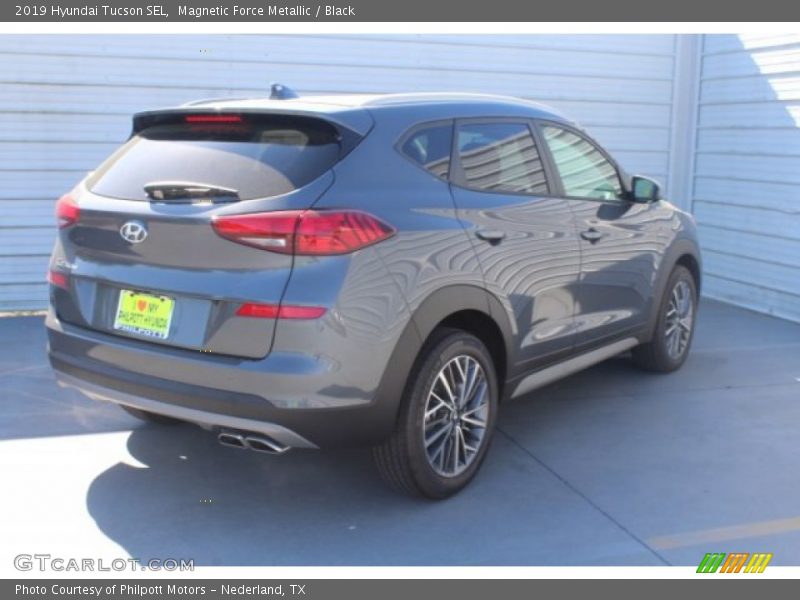 Magnetic Force Metallic / Black 2019 Hyundai Tucson SEL