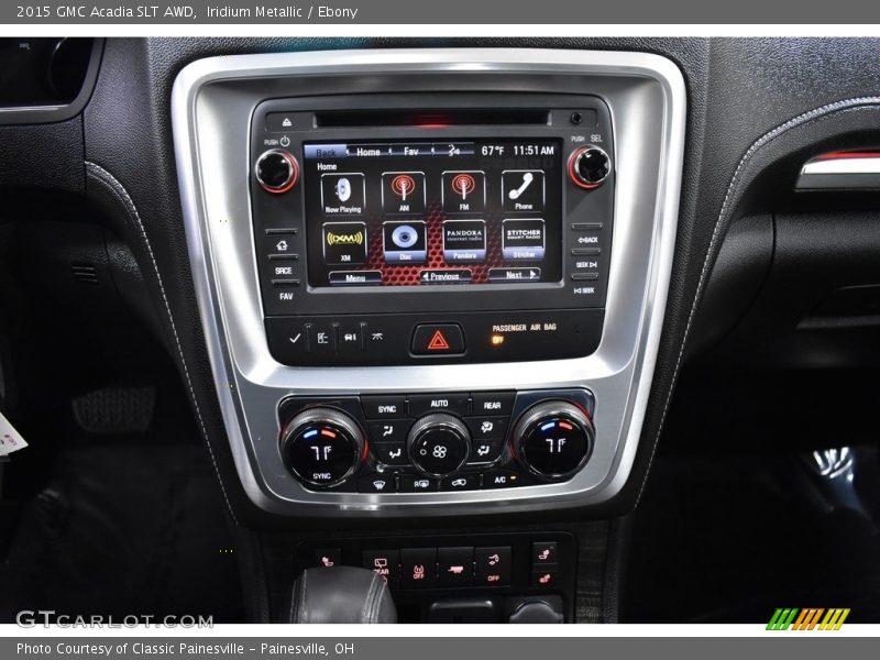 Iridium Metallic / Ebony 2015 GMC Acadia SLT AWD