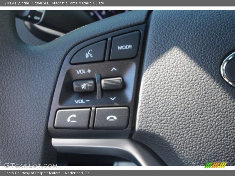 Magnetic Force Metallic / Black 2019 Hyundai Tucson SEL
