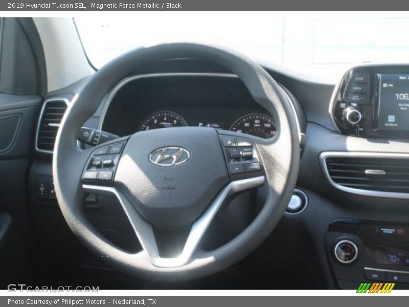 Magnetic Force Metallic / Black 2019 Hyundai Tucson SEL