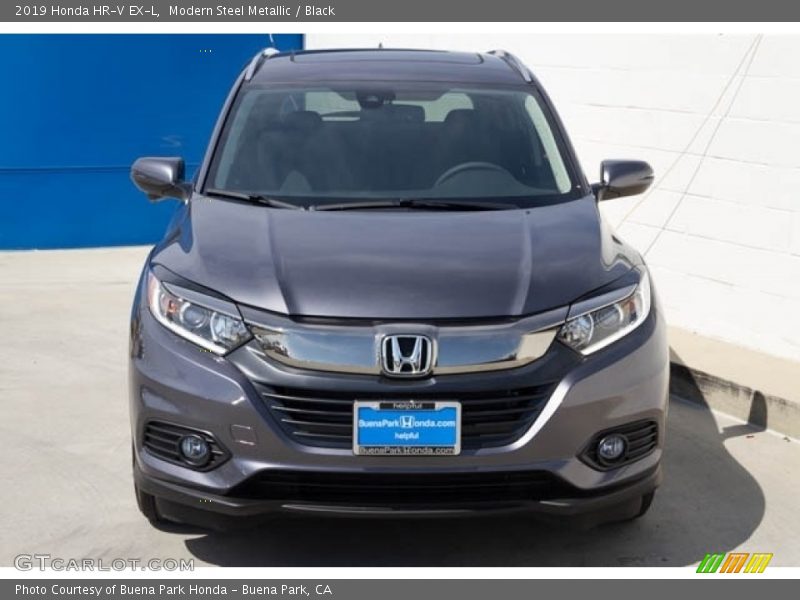 Modern Steel Metallic / Black 2019 Honda HR-V EX-L