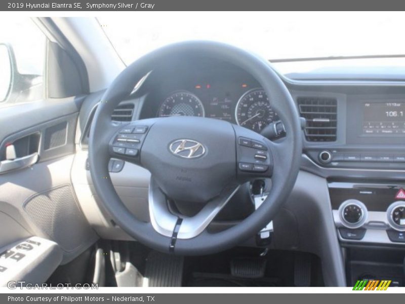 Symphony Silver / Gray 2019 Hyundai Elantra SE