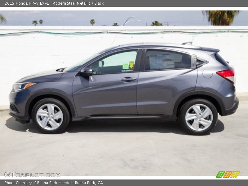 Modern Steel Metallic / Black 2019 Honda HR-V EX-L