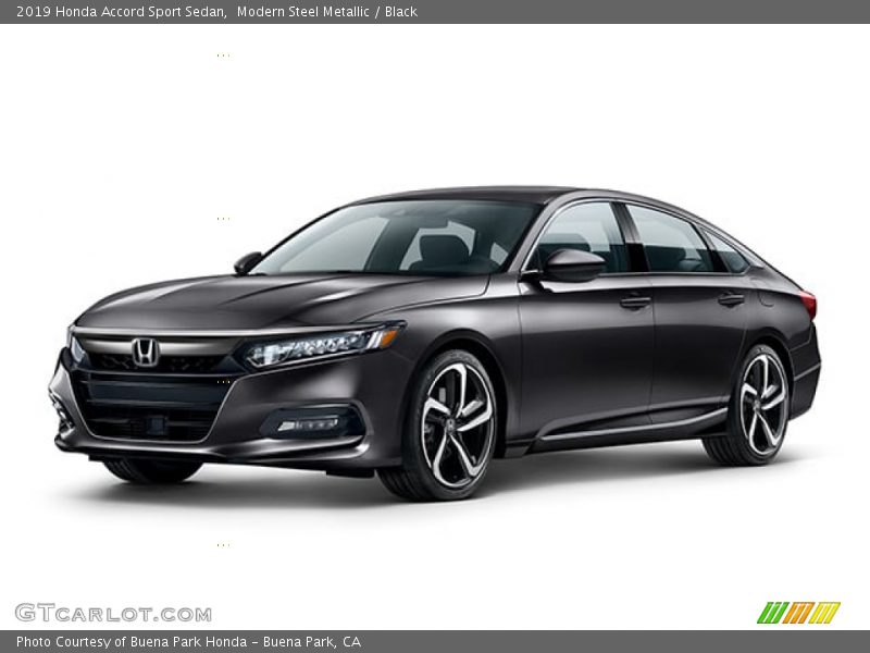 Modern Steel Metallic / Black 2019 Honda Accord Sport Sedan