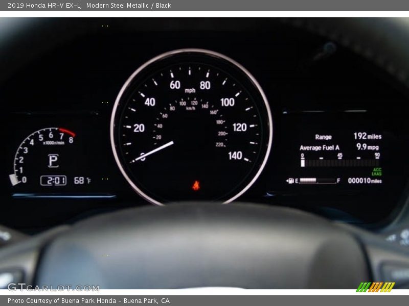 Modern Steel Metallic / Black 2019 Honda HR-V EX-L