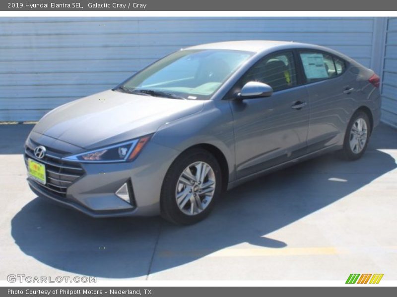 Galactic Gray / Gray 2019 Hyundai Elantra SEL