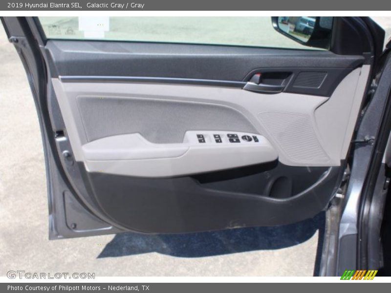 Galactic Gray / Gray 2019 Hyundai Elantra SEL