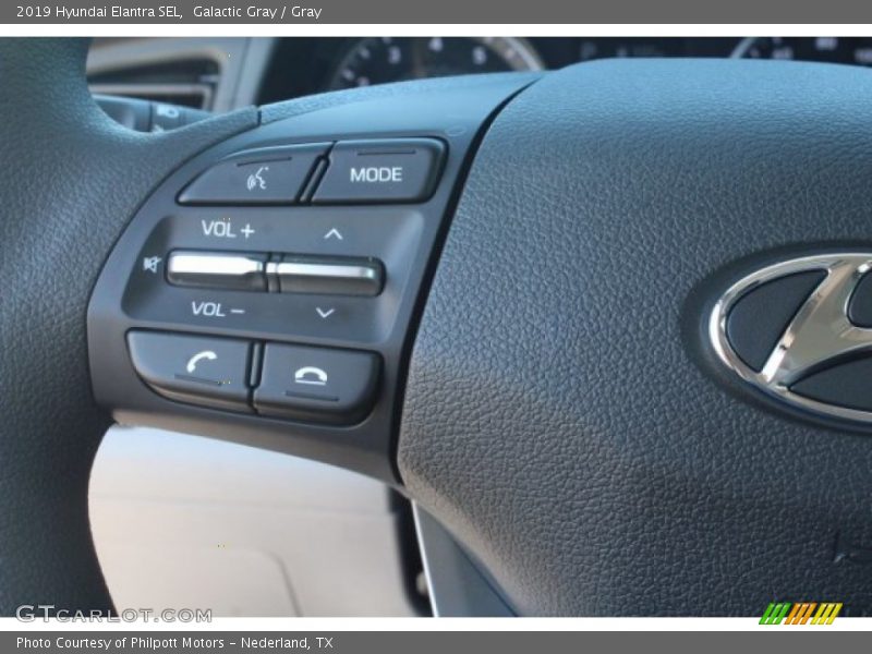 Galactic Gray / Gray 2019 Hyundai Elantra SEL
