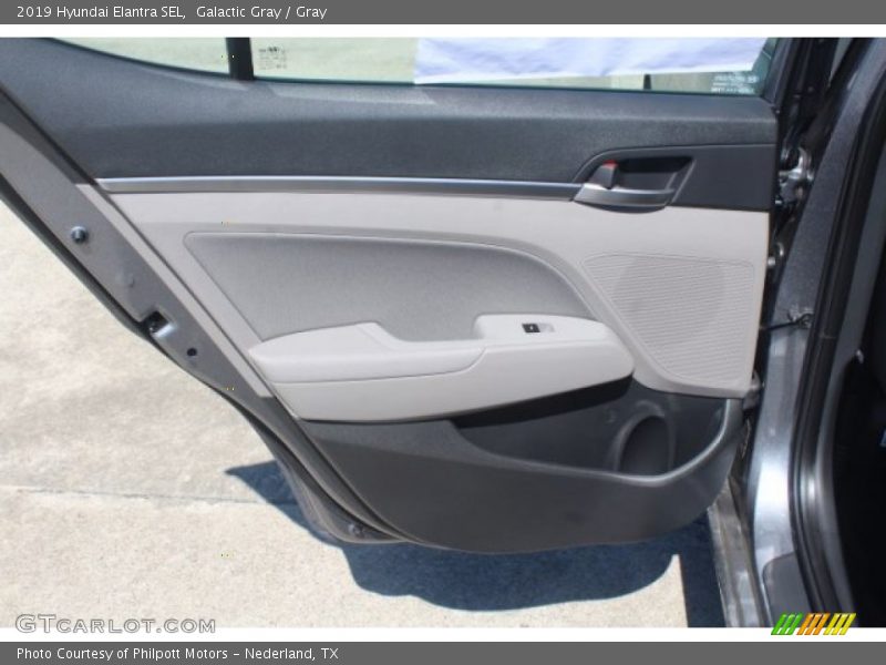 Galactic Gray / Gray 2019 Hyundai Elantra SEL