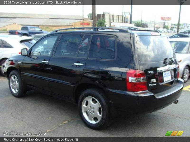 Black / Ivory Beige 2006 Toyota Highlander Sport 4WD
