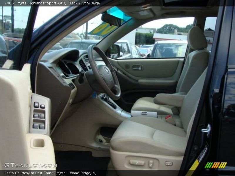 Black / Ivory Beige 2006 Toyota Highlander Sport 4WD