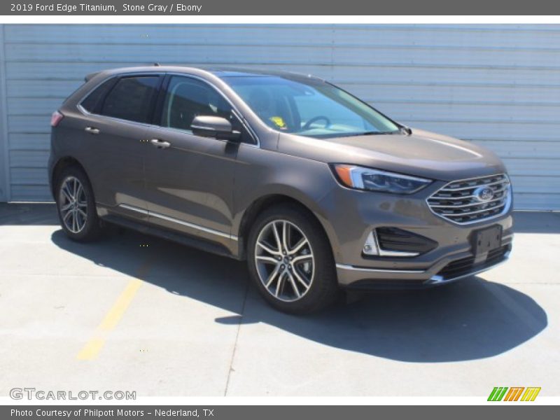 Stone Gray / Ebony 2019 Ford Edge Titanium