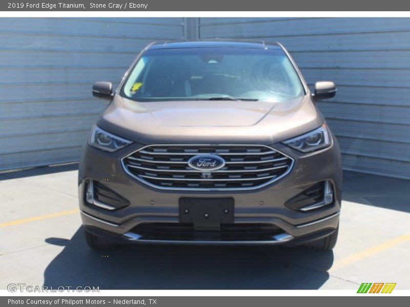 Stone Gray / Ebony 2019 Ford Edge Titanium