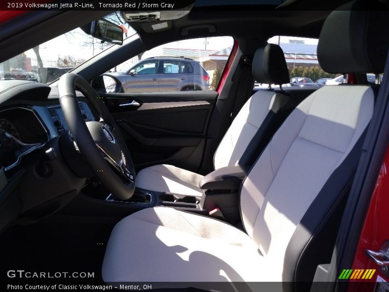 Tornado Red / Storm Gray 2019 Volkswagen Jetta R-Line