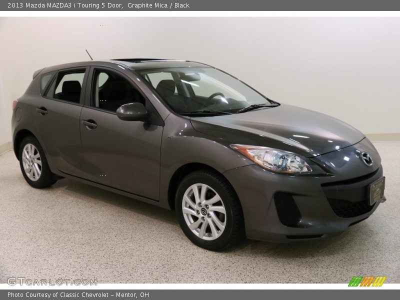 Graphite Mica / Black 2013 Mazda MAZDA3 i Touring 5 Door