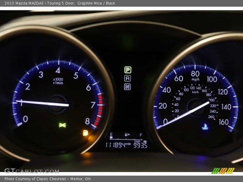 Graphite Mica / Black 2013 Mazda MAZDA3 i Touring 5 Door