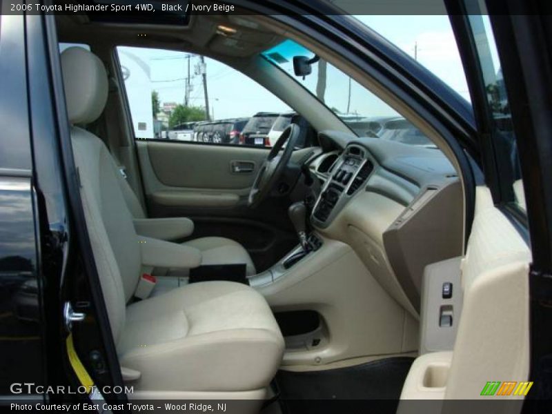 Black / Ivory Beige 2006 Toyota Highlander Sport 4WD