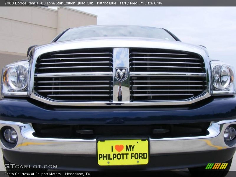 Patriot Blue Pearl / Medium Slate Gray 2008 Dodge Ram 1500 Lone Star Edition Quad Cab