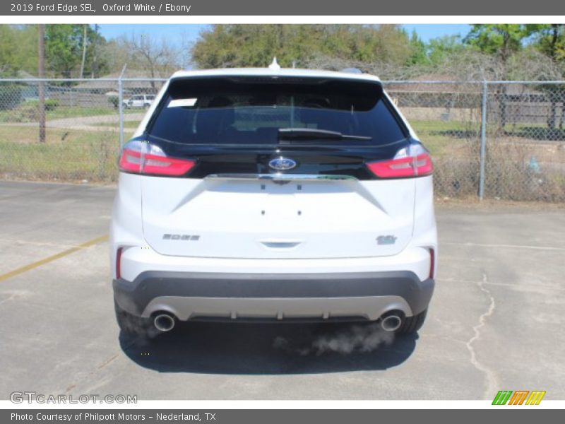 Oxford White / Ebony 2019 Ford Edge SEL