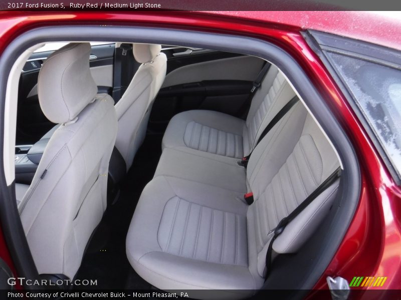Ruby Red / Medium Light Stone 2017 Ford Fusion S