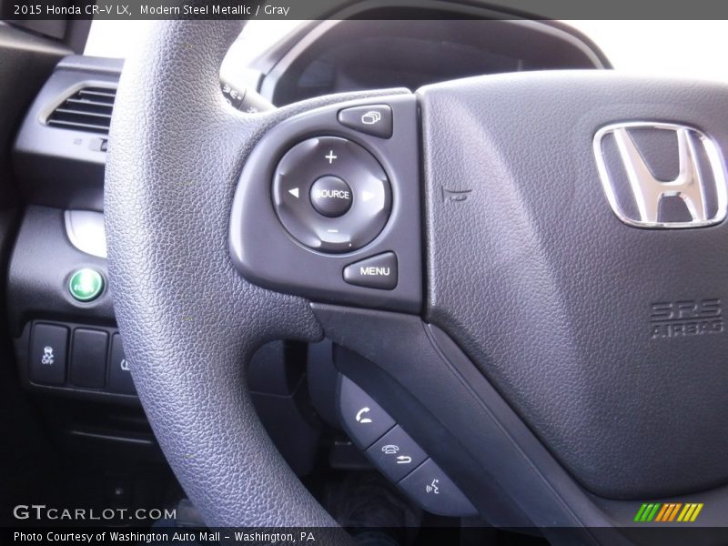 Modern Steel Metallic / Gray 2015 Honda CR-V LX