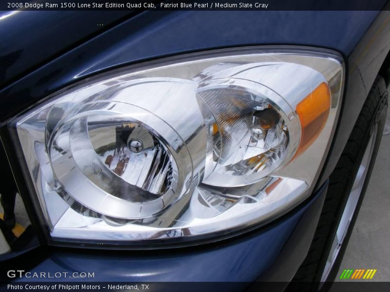 Patriot Blue Pearl / Medium Slate Gray 2008 Dodge Ram 1500 Lone Star Edition Quad Cab