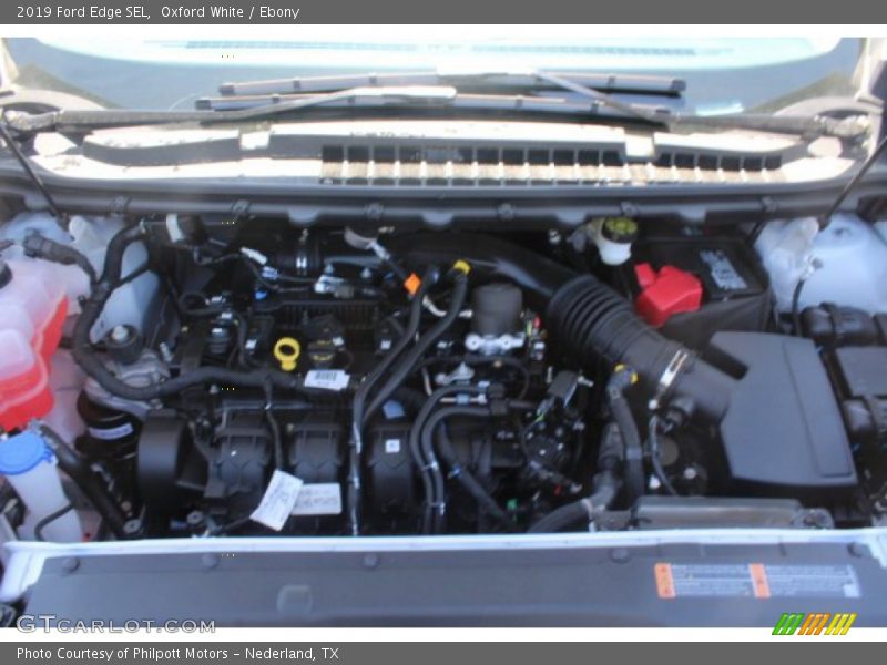 Oxford White / Ebony 2019 Ford Edge SEL