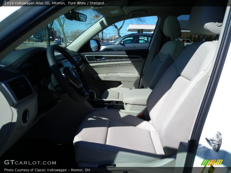 Pure White / Shetland 2019 Volkswagen Atlas SEL 4Motion