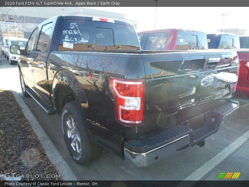 Agate Black / Earth Gray 2019 Ford F150 XLT SuperCrew 4x4