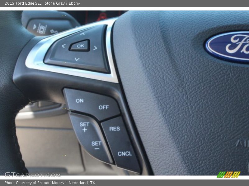 Stone Gray / Ebony 2019 Ford Edge SEL