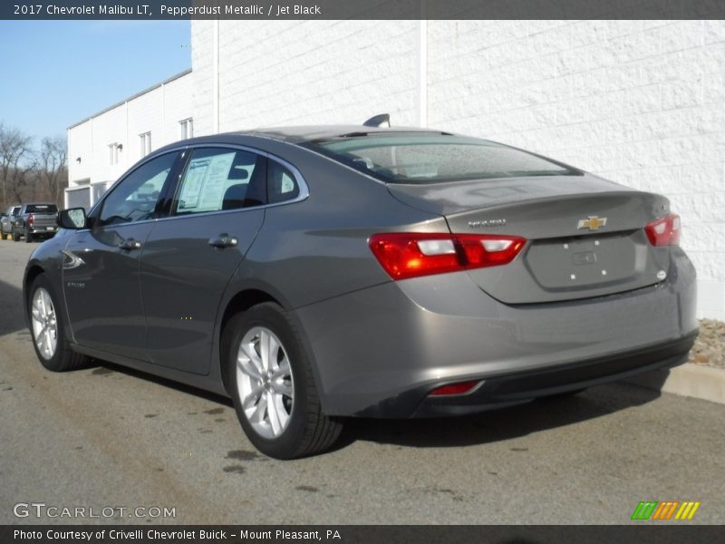 Pepperdust Metallic / Jet Black 2017 Chevrolet Malibu LT