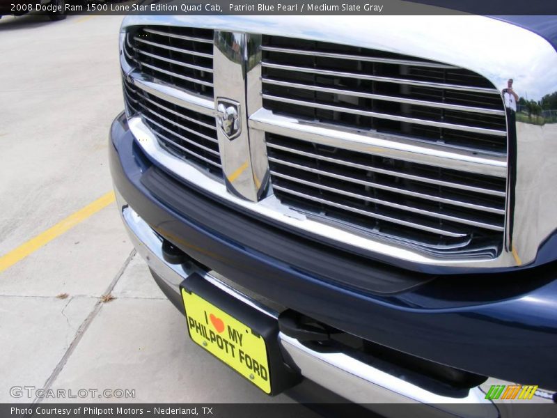 Patriot Blue Pearl / Medium Slate Gray 2008 Dodge Ram 1500 Lone Star Edition Quad Cab