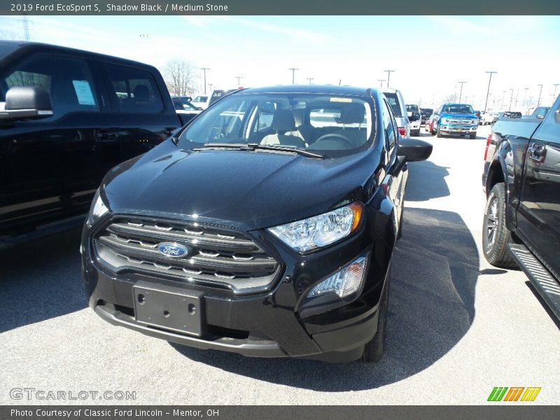 Shadow Black / Medium Stone 2019 Ford EcoSport S