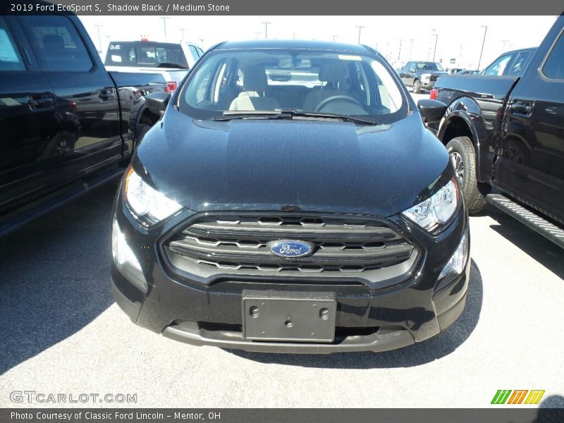 Shadow Black / Medium Stone 2019 Ford EcoSport S