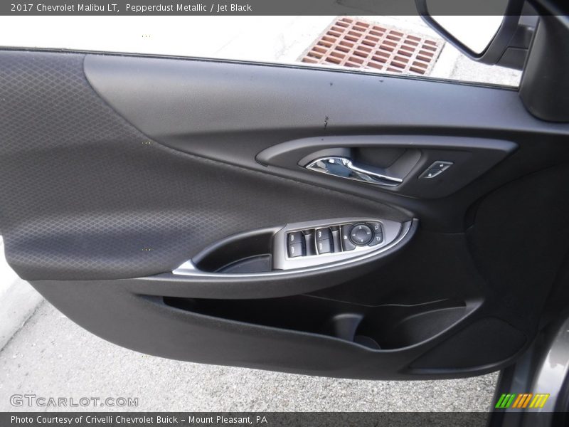 Pepperdust Metallic / Jet Black 2017 Chevrolet Malibu LT