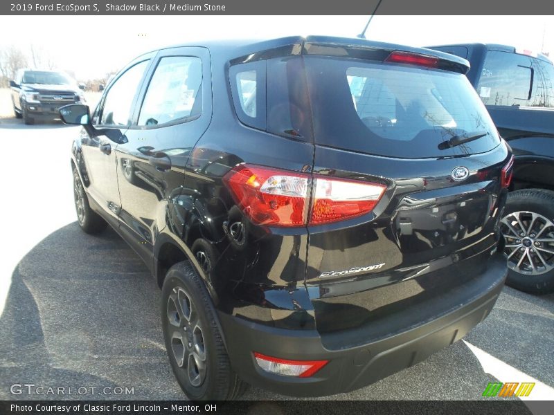 Shadow Black / Medium Stone 2019 Ford EcoSport S