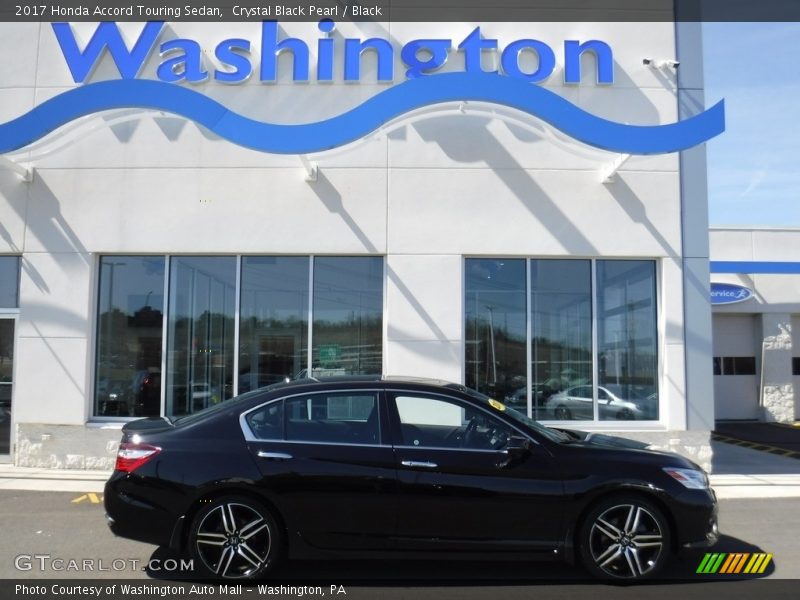 Crystal Black Pearl / Black 2017 Honda Accord Touring Sedan