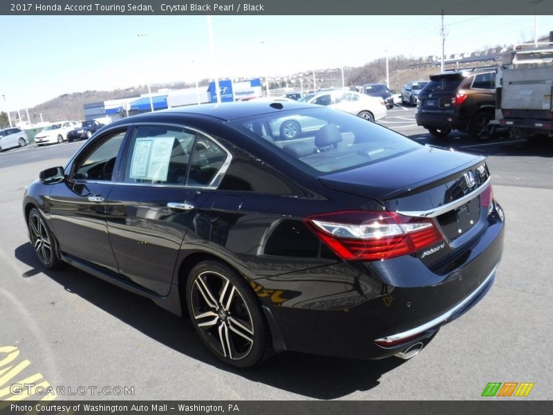 Crystal Black Pearl / Black 2017 Honda Accord Touring Sedan