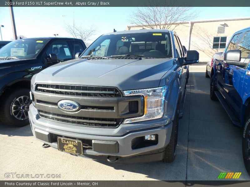 Abyss Gray / Black 2019 Ford F150 XLT SuperCrew 4x4