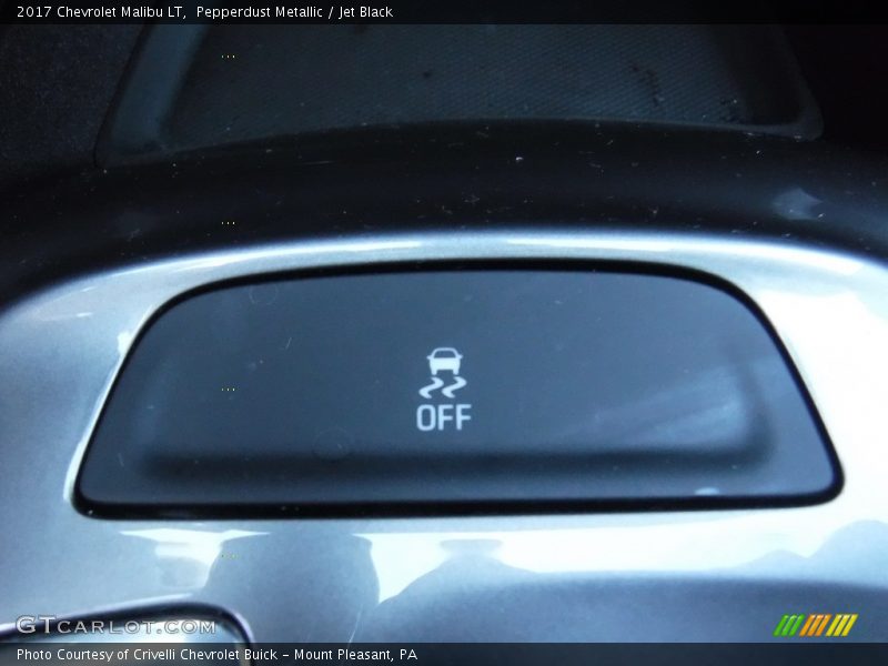 Pepperdust Metallic / Jet Black 2017 Chevrolet Malibu LT