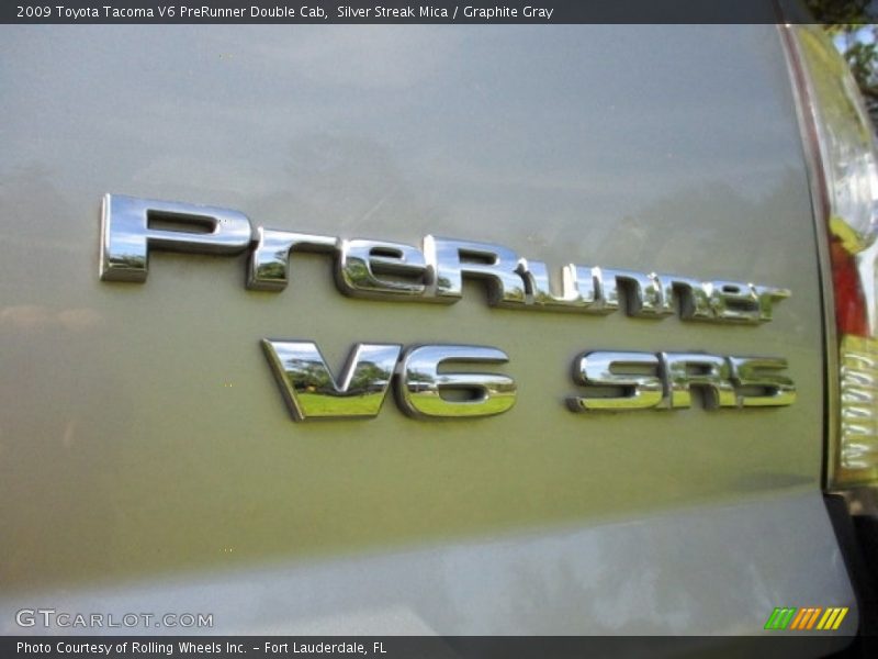 Silver Streak Mica / Graphite Gray 2009 Toyota Tacoma V6 PreRunner Double Cab