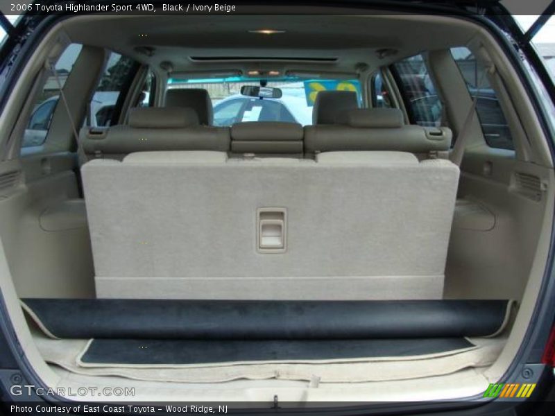 Black / Ivory Beige 2006 Toyota Highlander Sport 4WD