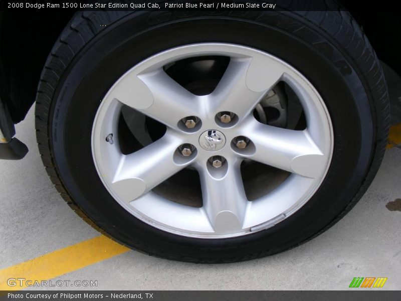 Patriot Blue Pearl / Medium Slate Gray 2008 Dodge Ram 1500 Lone Star Edition Quad Cab