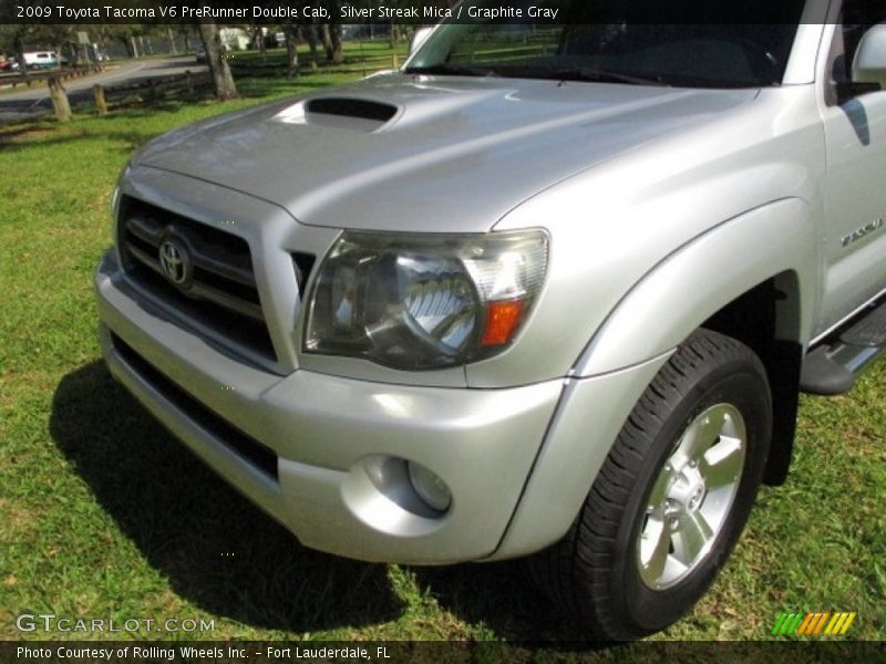 Silver Streak Mica / Graphite Gray 2009 Toyota Tacoma V6 PreRunner Double Cab